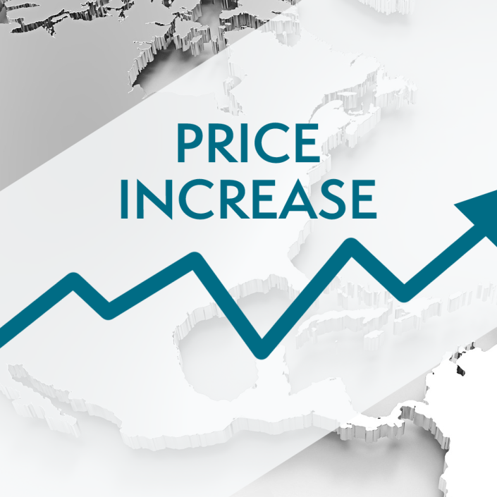 Price Increase Effective 5th December 2022